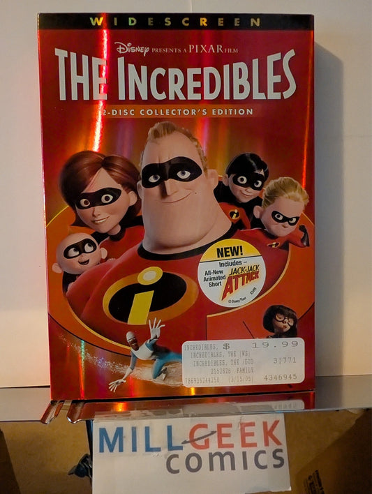 The Incredibles / The Iron Giant, 2 Brad Bird Movie Set (DVD) Like New -JD