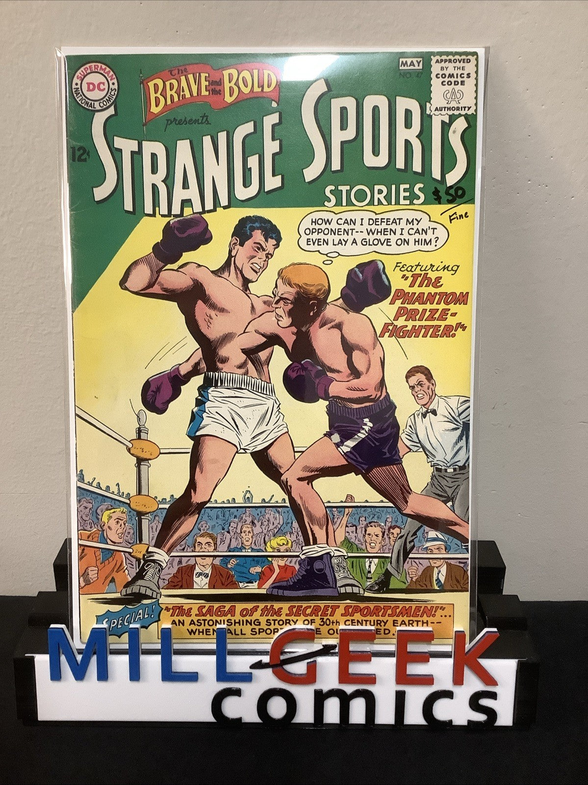 Brave and the Bold #47 (1963) Fine (6.0) 2 Inner Wrap Detached Lower Staple