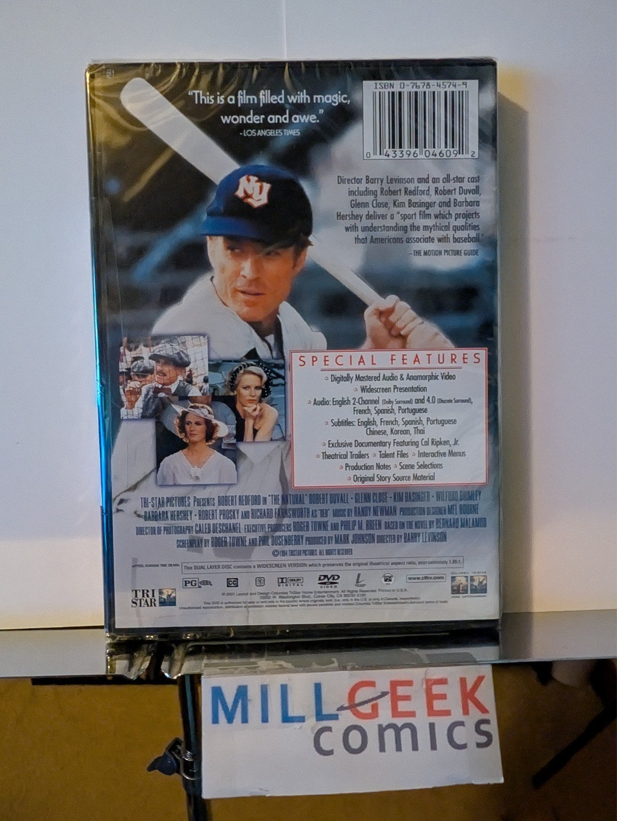 Bull Durham / The Natural, 2 Movie Set (DVD) Like New -JD