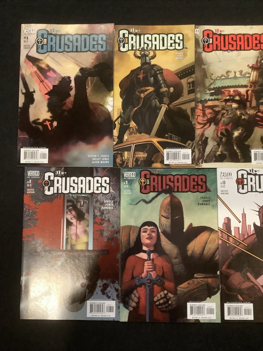The Crusades #1-13 Comic Lot, DC Comics/Vertigo, Seagle/Jones, 2001
