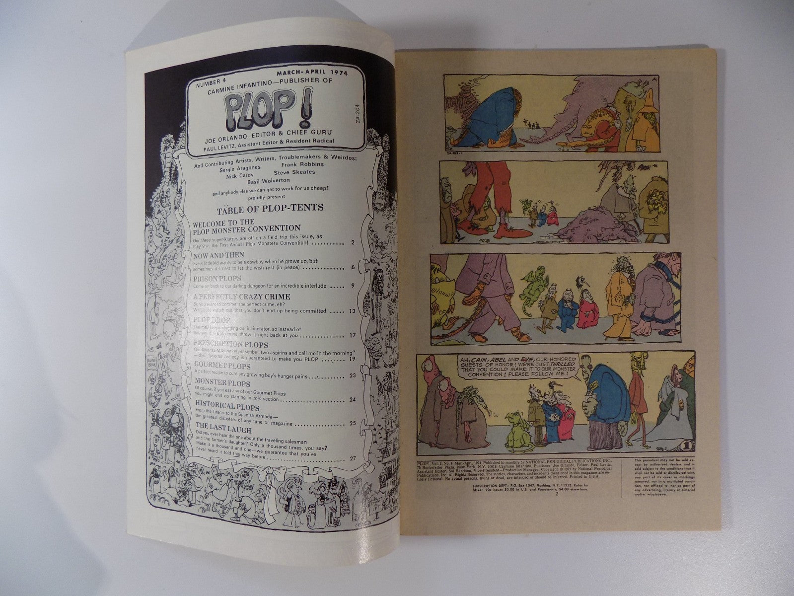 Plop! #4 DC Comic April 1974 Very Fine+