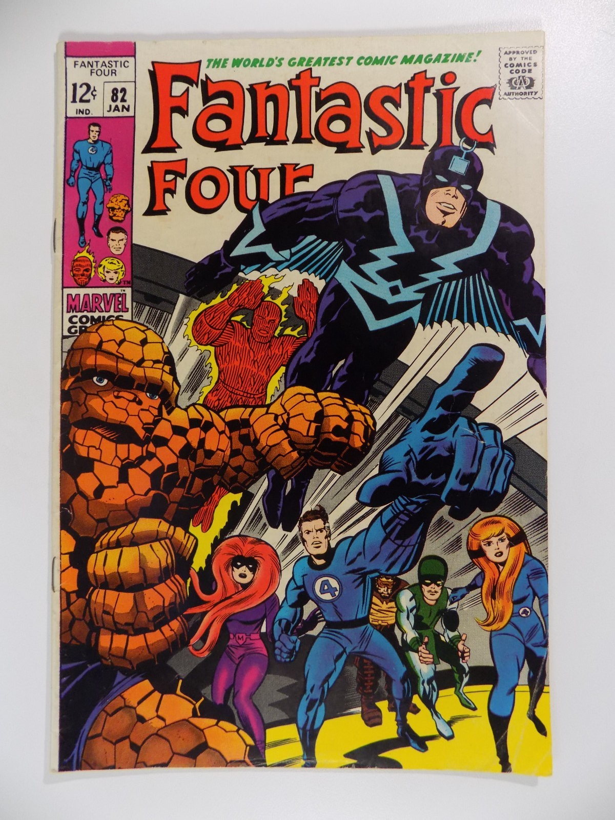 Fantastic Four #82 Marvel Comic January 1969 Fine+