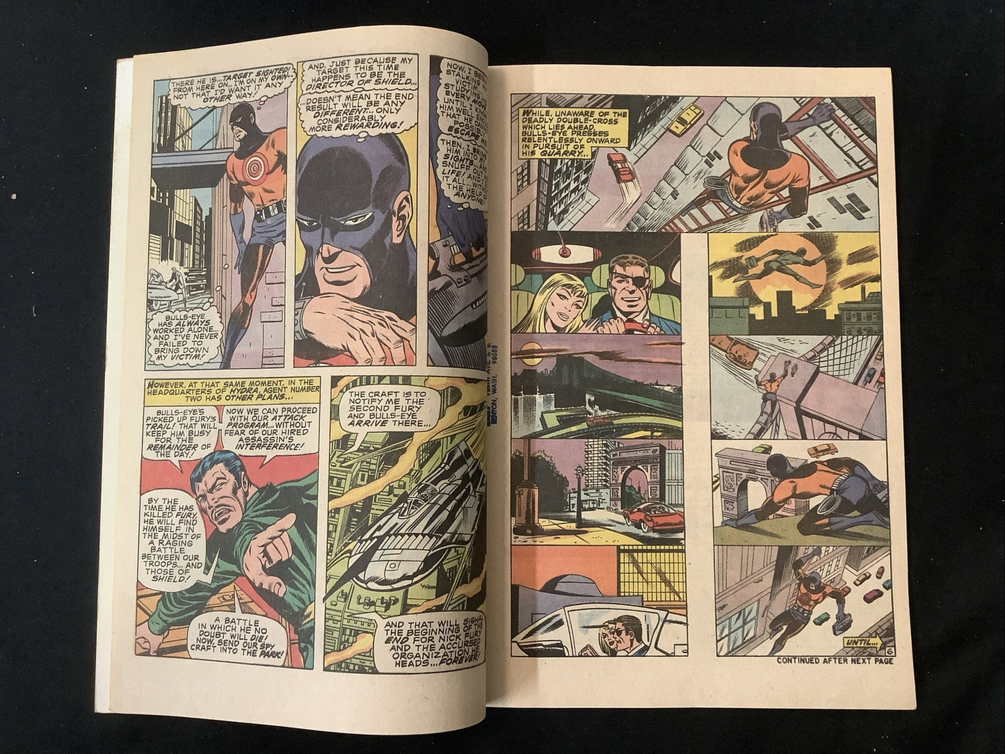 Nick Fury Agent Of Shield #15 (1969) VF+ (8.5) Dick Ayers, Bull’s-Eye Assassin