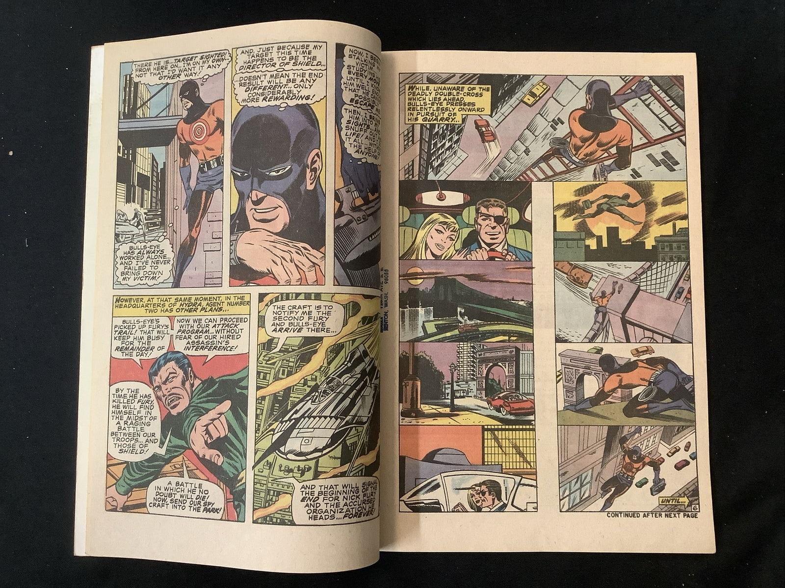 Nick Fury Agent Of Shield #15 (1969) VF+ (8.5) Dick Ayers, Bull’s-Eye Assassin