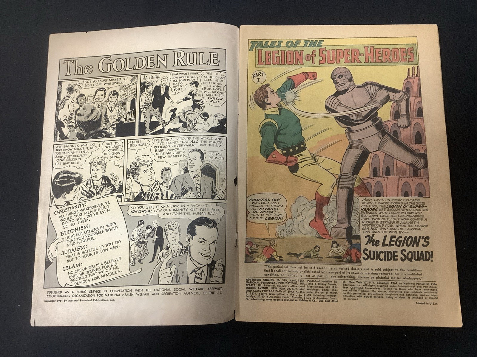 Adventure Comics #319 (DC Comics April 1964) VG/F (5.0) Legion Of Super-Heroes