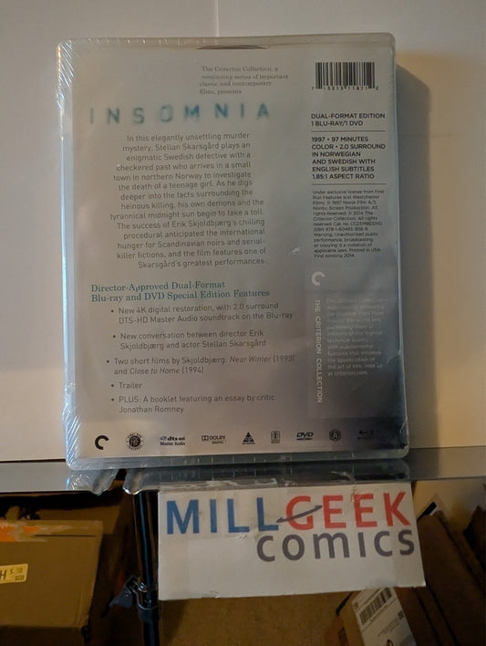 Insomnia, Criterion Collection (Blu-Ray) Brand New -JD