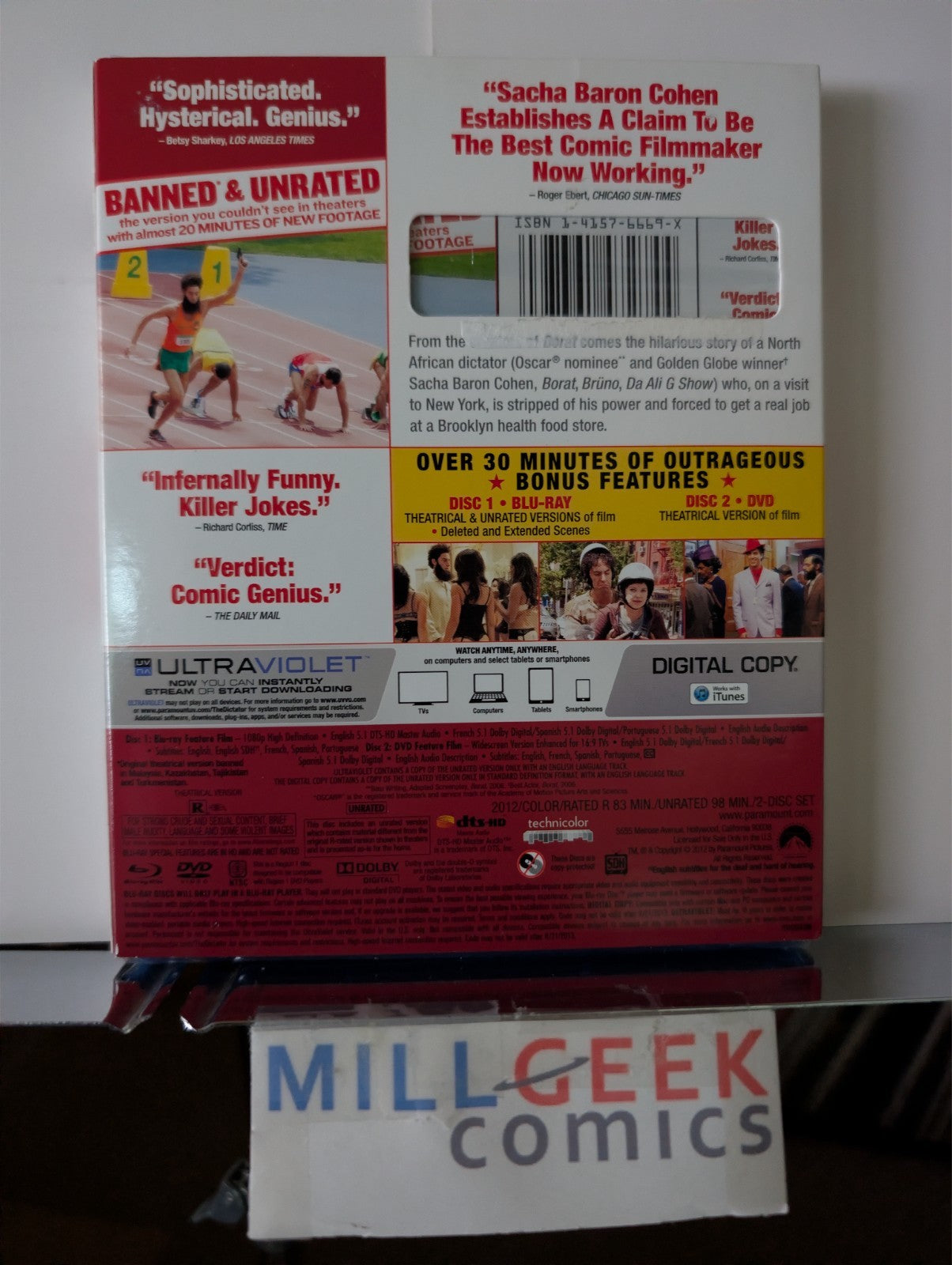 The Interview / The Dictator, Set of 2 Comedy Movies (Blu-ray) -JD