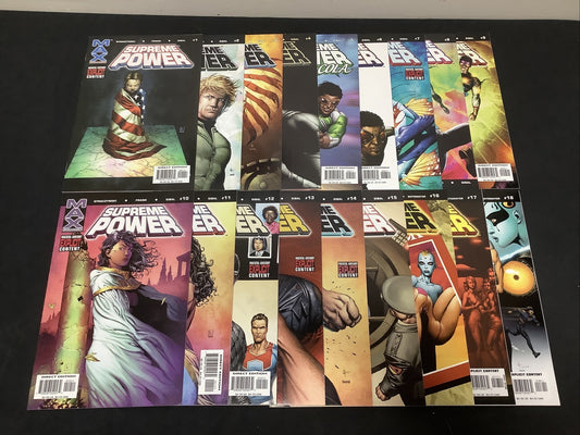 SUPREME POWER - MAX COMICS COMPLETE SET OF 18 (2003)