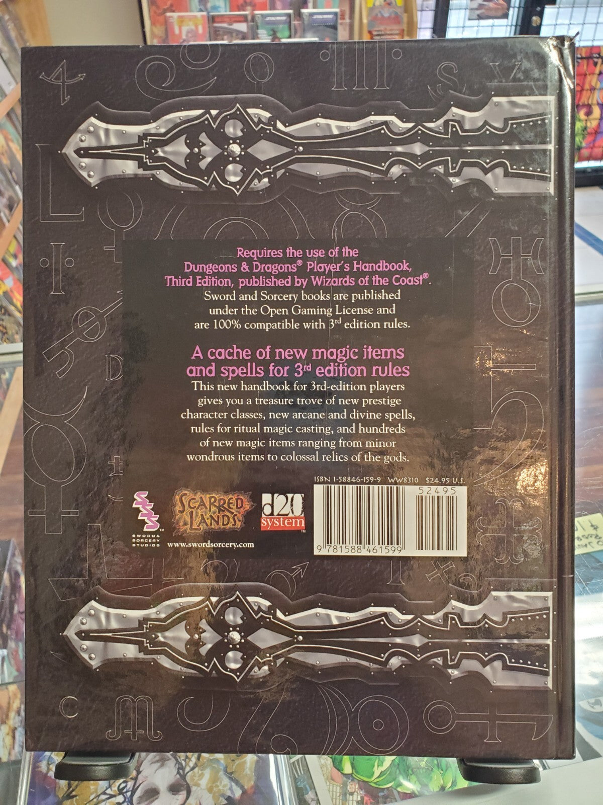 Sword & Sorcery: Relics & Rituals TTRPG core rulebook d20 Scarred Lands