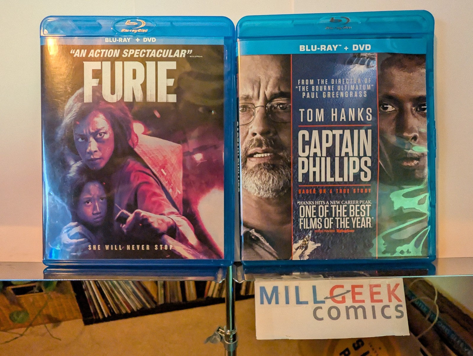 Furie / Captain Phillips, 2 Drama Movies (Blu-ray) -JD