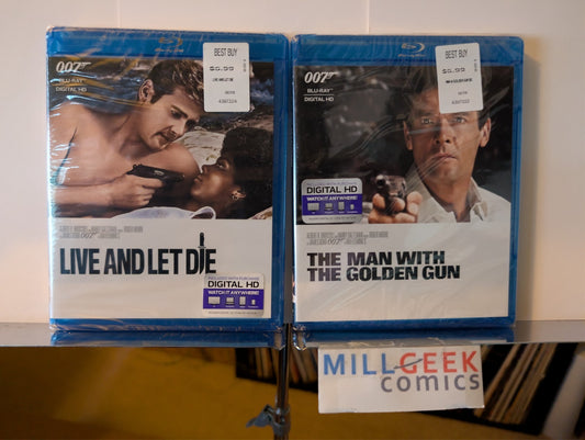 Live and Let Die / The Man with the Golden Gun, 2 Movie Set (Blu-ray) -JD