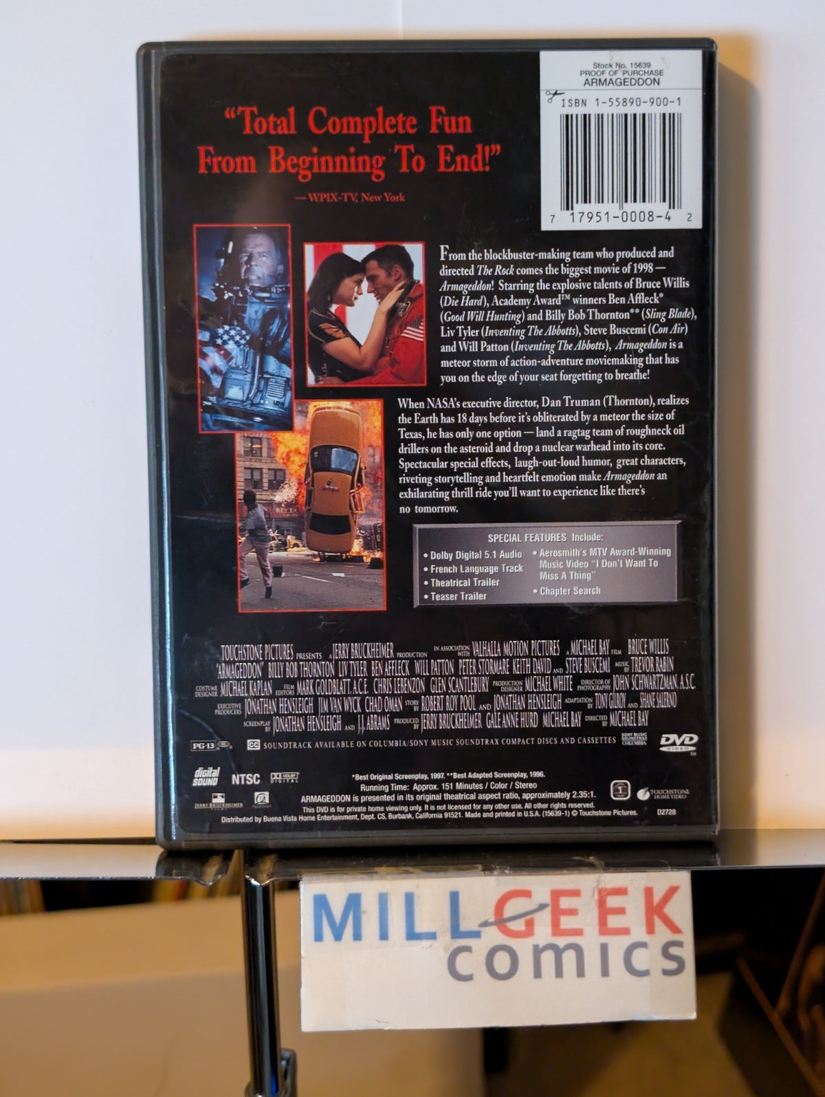 Armageddon / Deep Impact, 2 Asteroid Action Movie Set (DVD) -JD