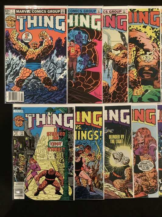 The Thing #1 Comic Lot, Marvel Comics, John Byrne/Ron Wilson/Joe Sinnott, 1983