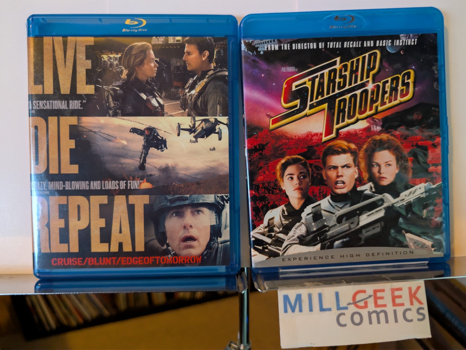 Live Die Repeat: Edge of Tomorrow / Starship Troopers, 2 Movies (Blu-Ray)-JD