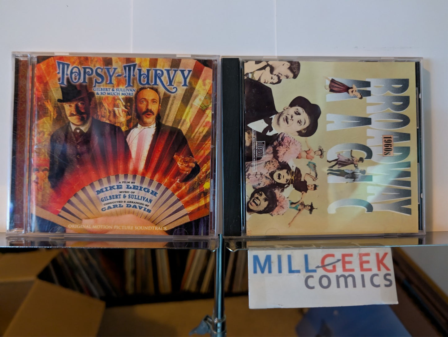 Broadway Music 2 CD Lot (Topsy-Turvy Soundtrack, Broadway Magic 1960s) -JD