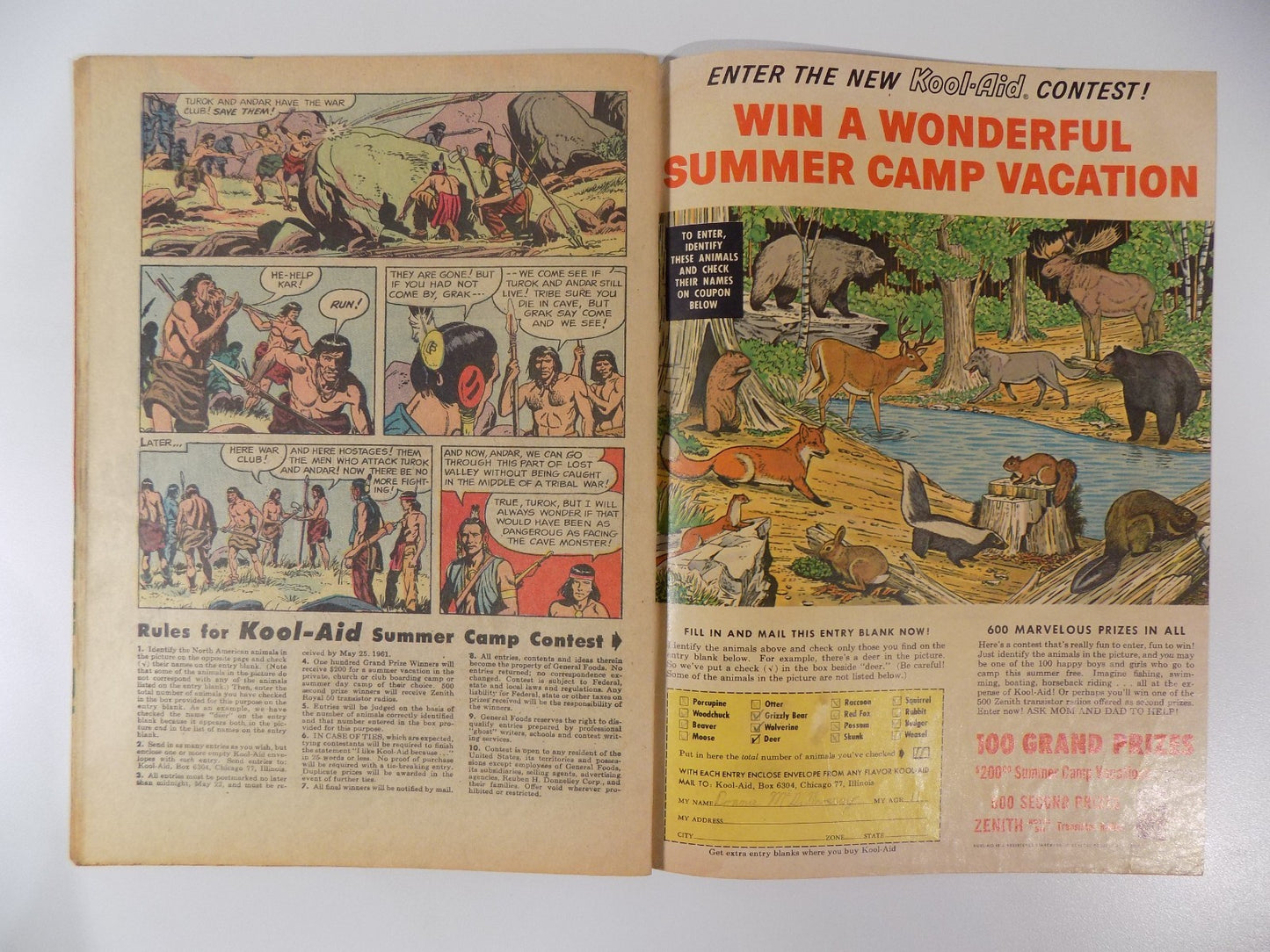 Turok Son of Stone #24 Dell Comic August 1961 Fine-