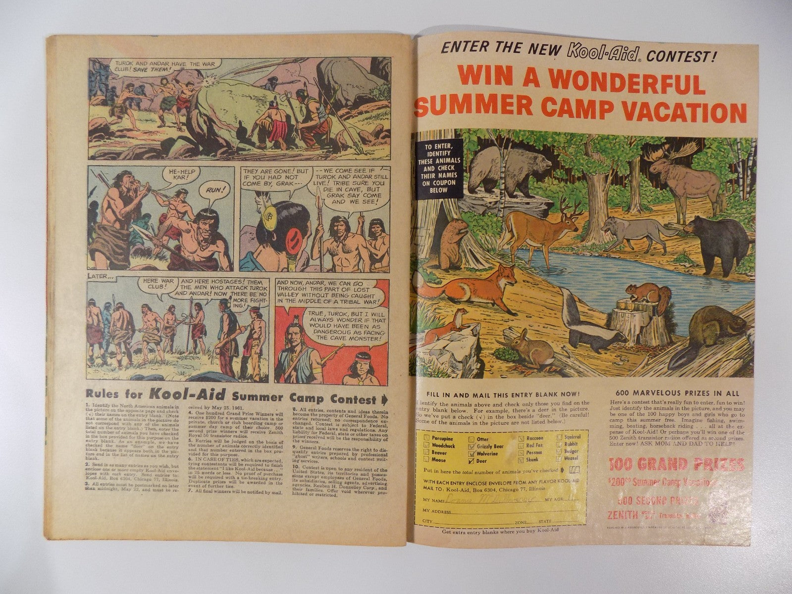 Turok Son of Stone #24 Dell Comic August 1961 Fine-