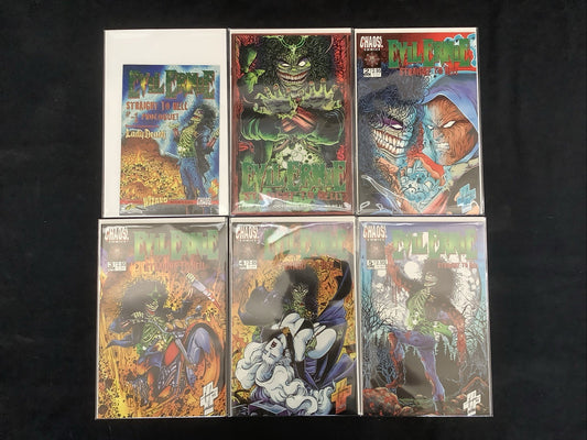 Evil Ernie Straight to Hell #1-5 + Prologue Complete Comic Set, Chaos!/Wizard