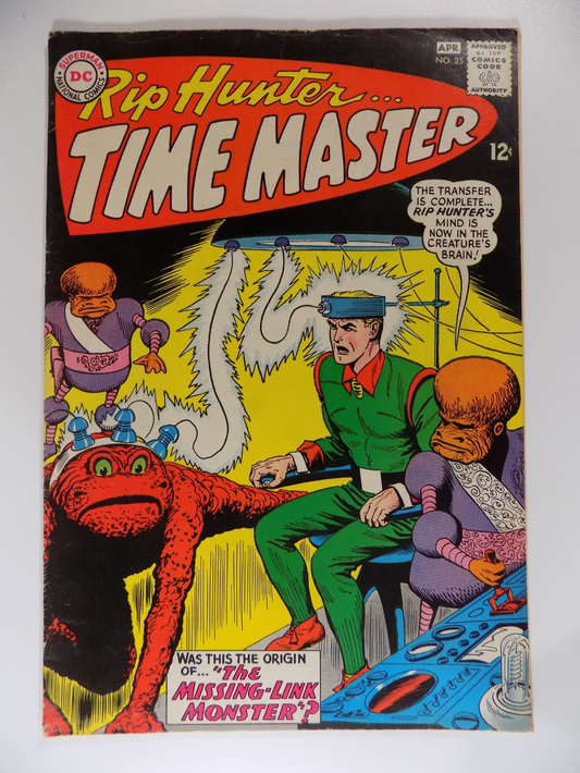 Rip Hunter Time Master #25 DC Comic April 1965 Fine