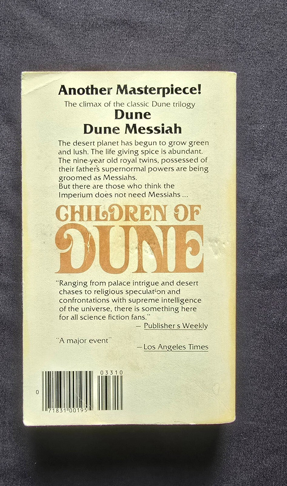 Children of Dune by Frank Herbert (1977, PC) - Paperback -JD
