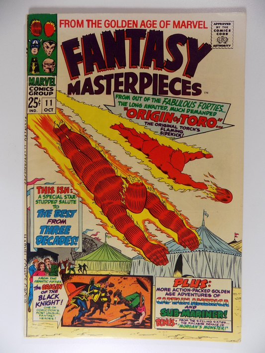 Fantasy Masterpieces #11 Marvel Comic October 1967 Fine/Very Fine