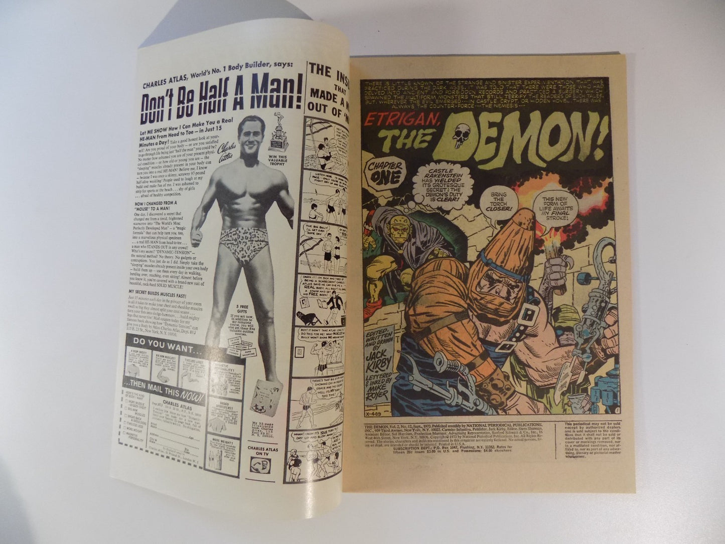 Demon #12 DC Comic September 1973 Very Fine+