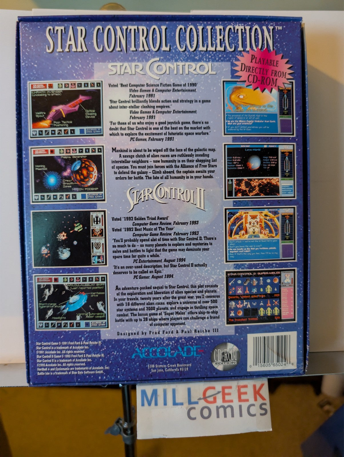 Star Control Collection, Big Box Complete, Disc is NEW/SEALED, PC CD-ROM -JD