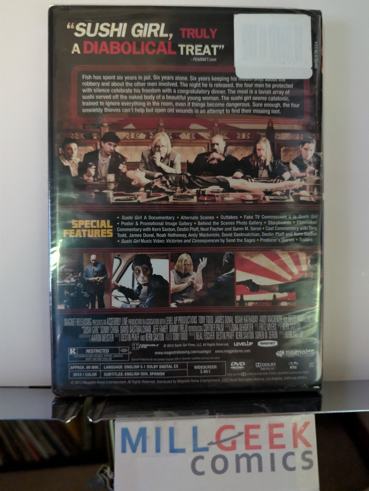 Sushi Girl - Mark Hamill, Tony Todd & James Duval (DVD, 2012) -JD