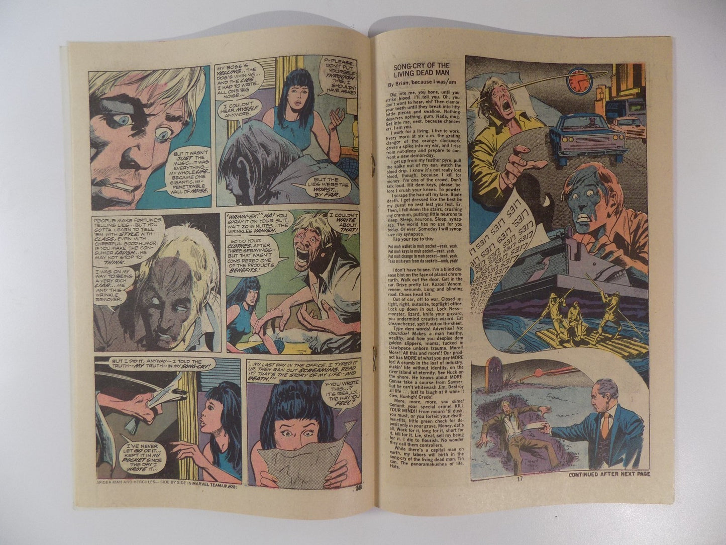 Man-Thing #12 Marvel Comic December 1974 Very Fine+
