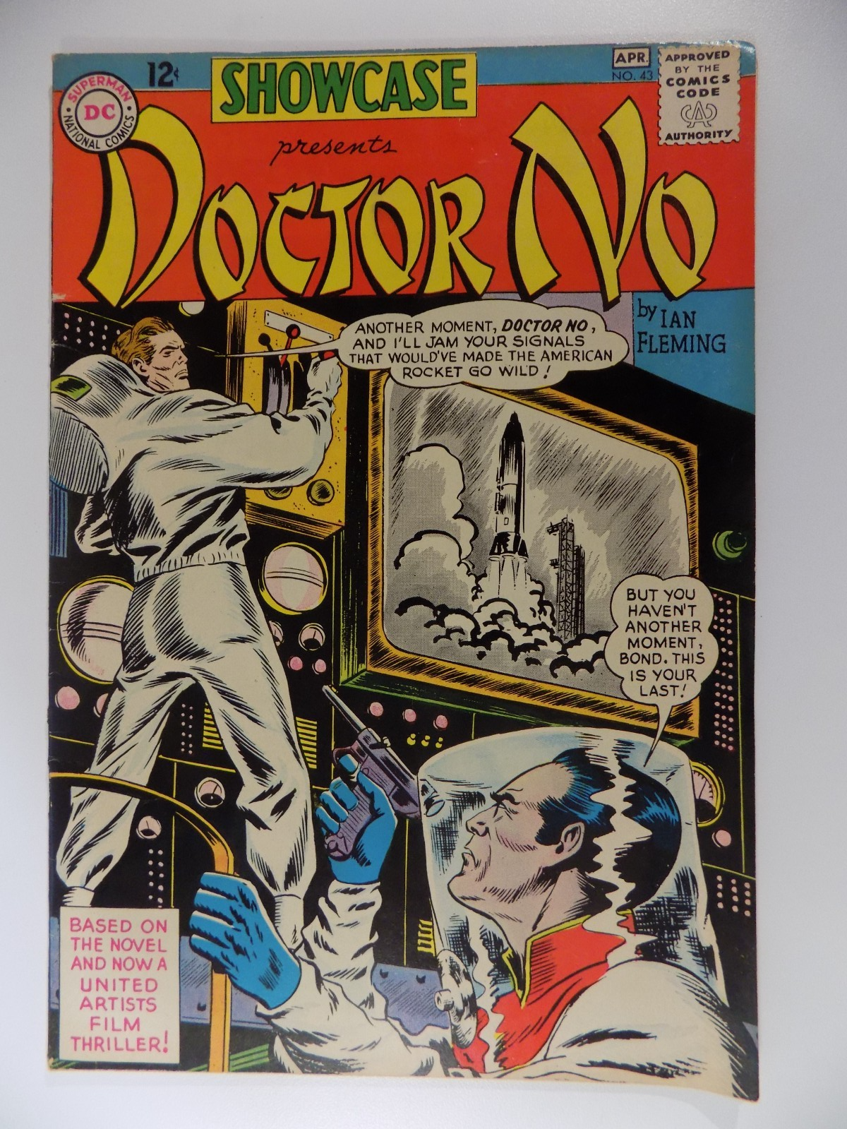 Showcase #43 1st James Bond DC Comic Fine/Very Fine April 1963