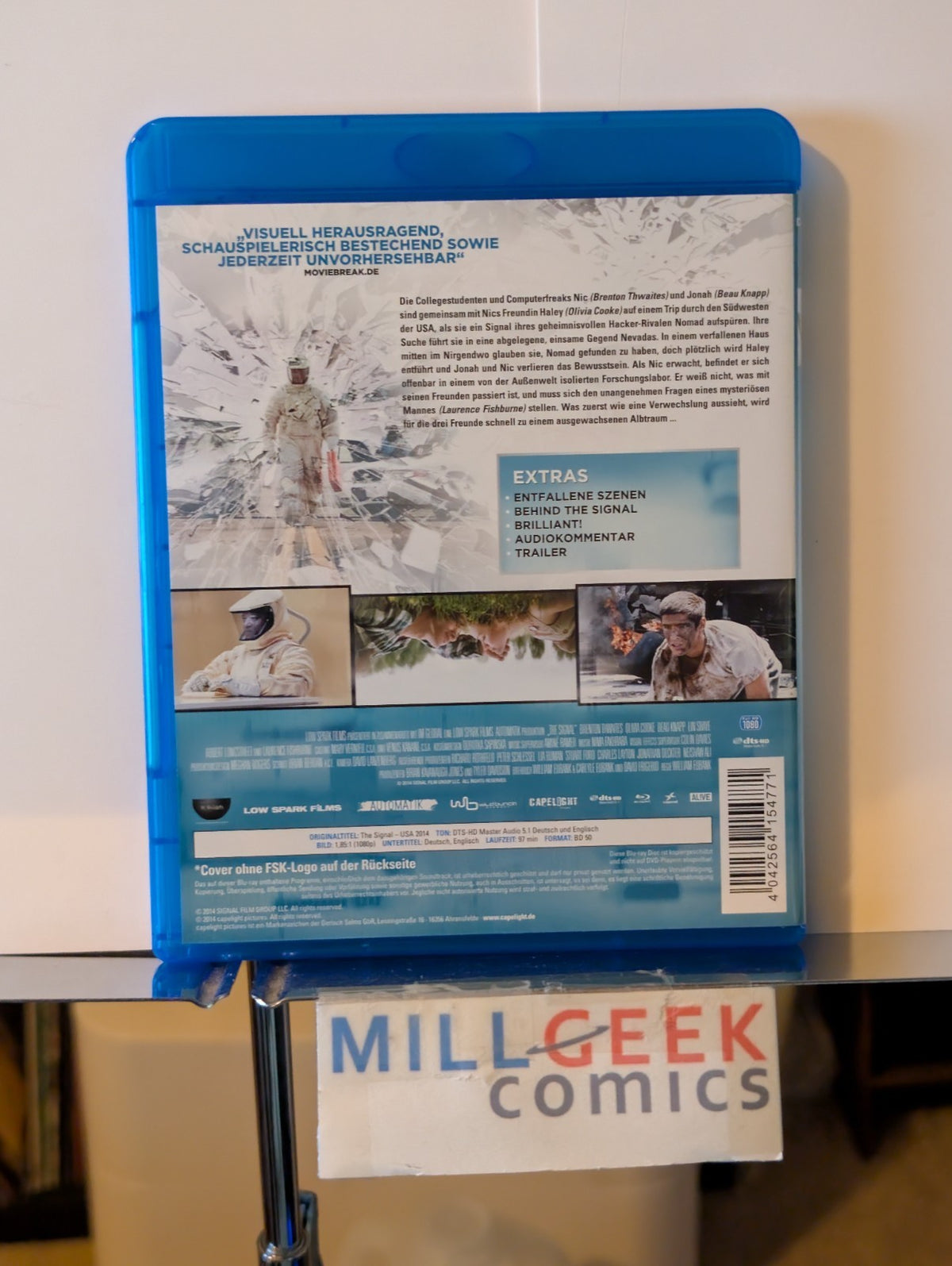 The Signal - Laurence Fishburne, GERMAN EDITION REGION FREE (Blu-ray 2014) -JD