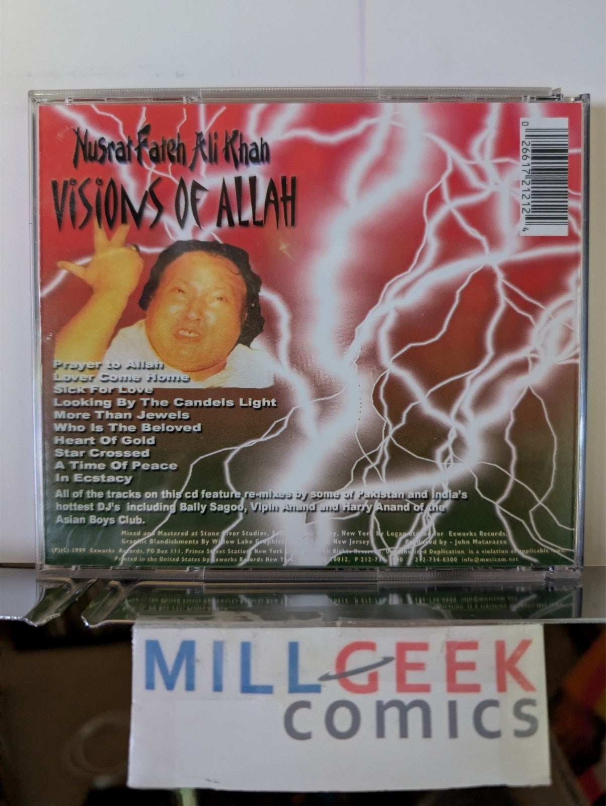 Nusrat Fateh Ali Khan 2 CD Lot (Farewell Songs, Visions of Allah) -JD