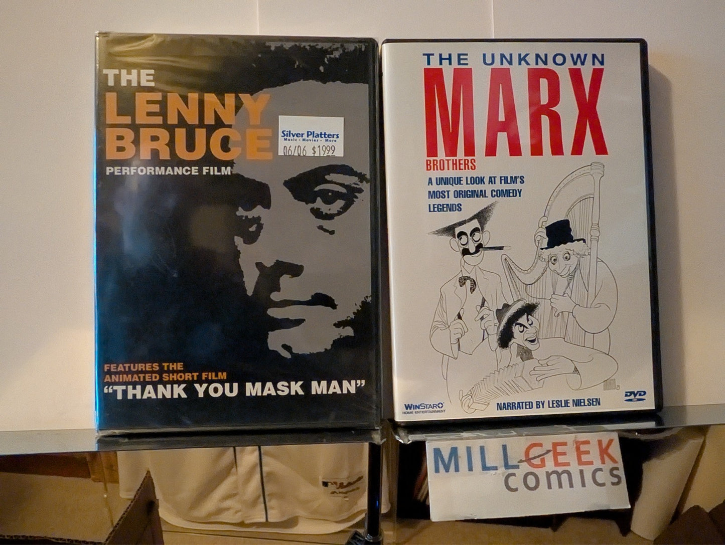 The Lenny Bruce Performance Film / The Unknown Marx Brothers (DVD) Like New -JD