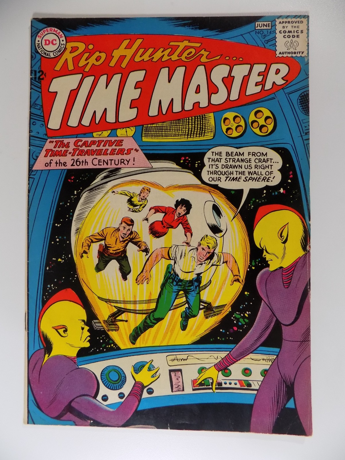 Rip Hunter Time Master #14 DC Comic June 1963 Fine+