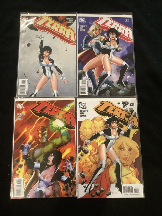 Terra #1-4 Complete Comic Set, DC Comics, Palmiotti, Gray, Conner, 2009
