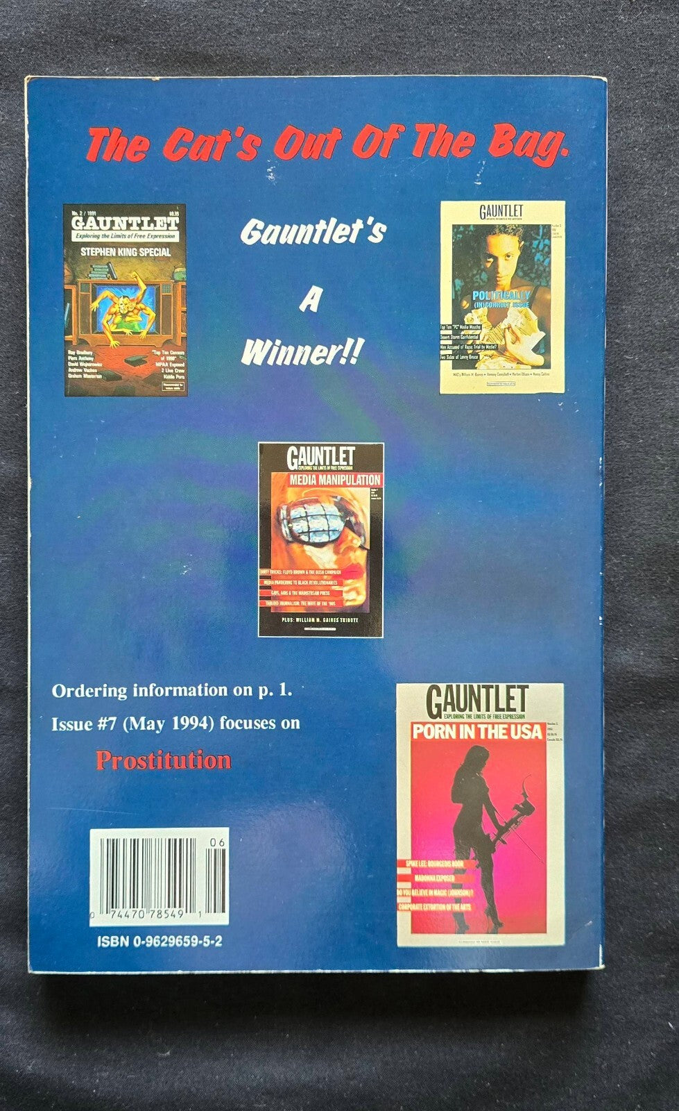 Gauntlet: Exploring The Limits Of Free Expression, Volumes 4-9 (1992-1994) JD