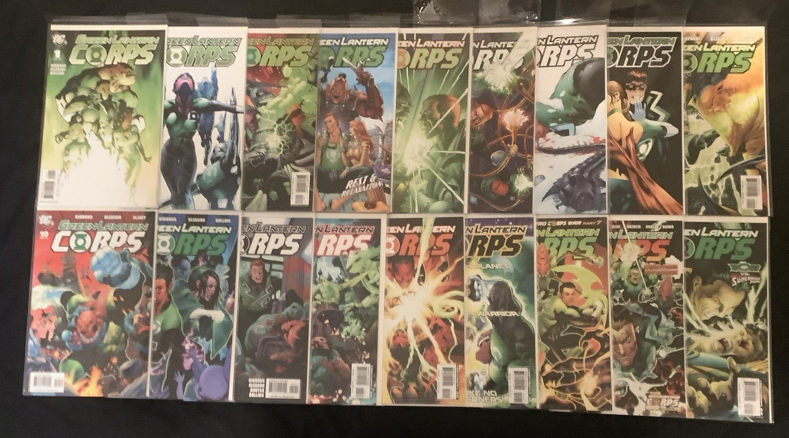 Green Lantern Corps #1-35 + Recharge #1-5 Comic Lot, DC Comics, Geoff Johns