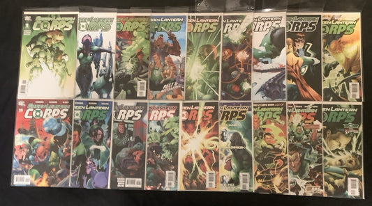 Green Lantern Corps #1-35 + Recharge #1-5 Comic Lot, DC Comics, Geoff Johns