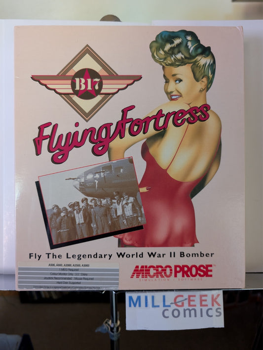 B-17 Flying Fortress (Amiga 3.5") Complete Big Box -JD