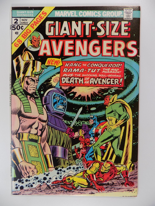 Giant-Size Avengers #2 Marvel Comic November 1974 Very Fine+