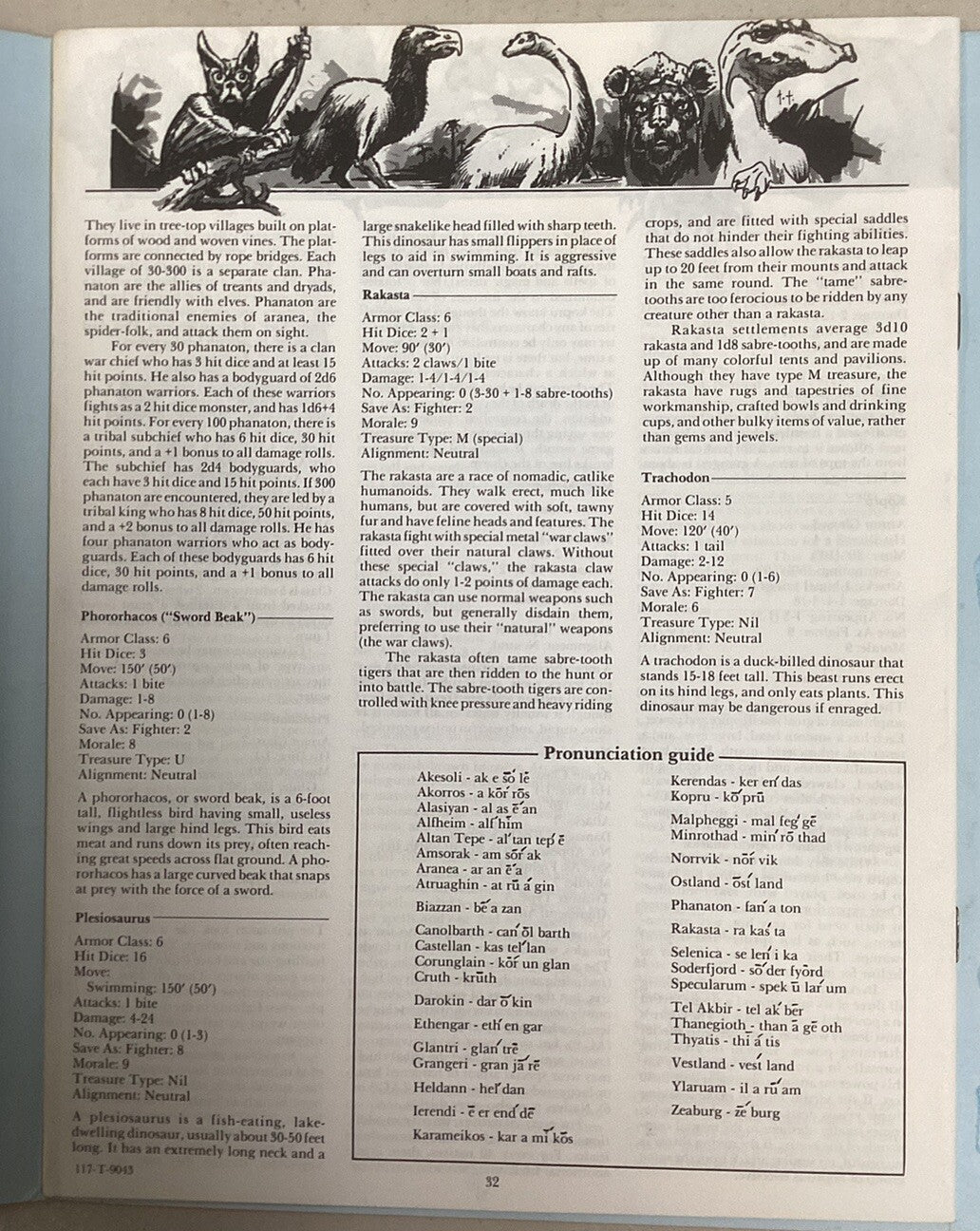 D&D Module X1-The Isle of Dread (Orange)-Dungeons & Dragons-TSR 9043 With Map D2