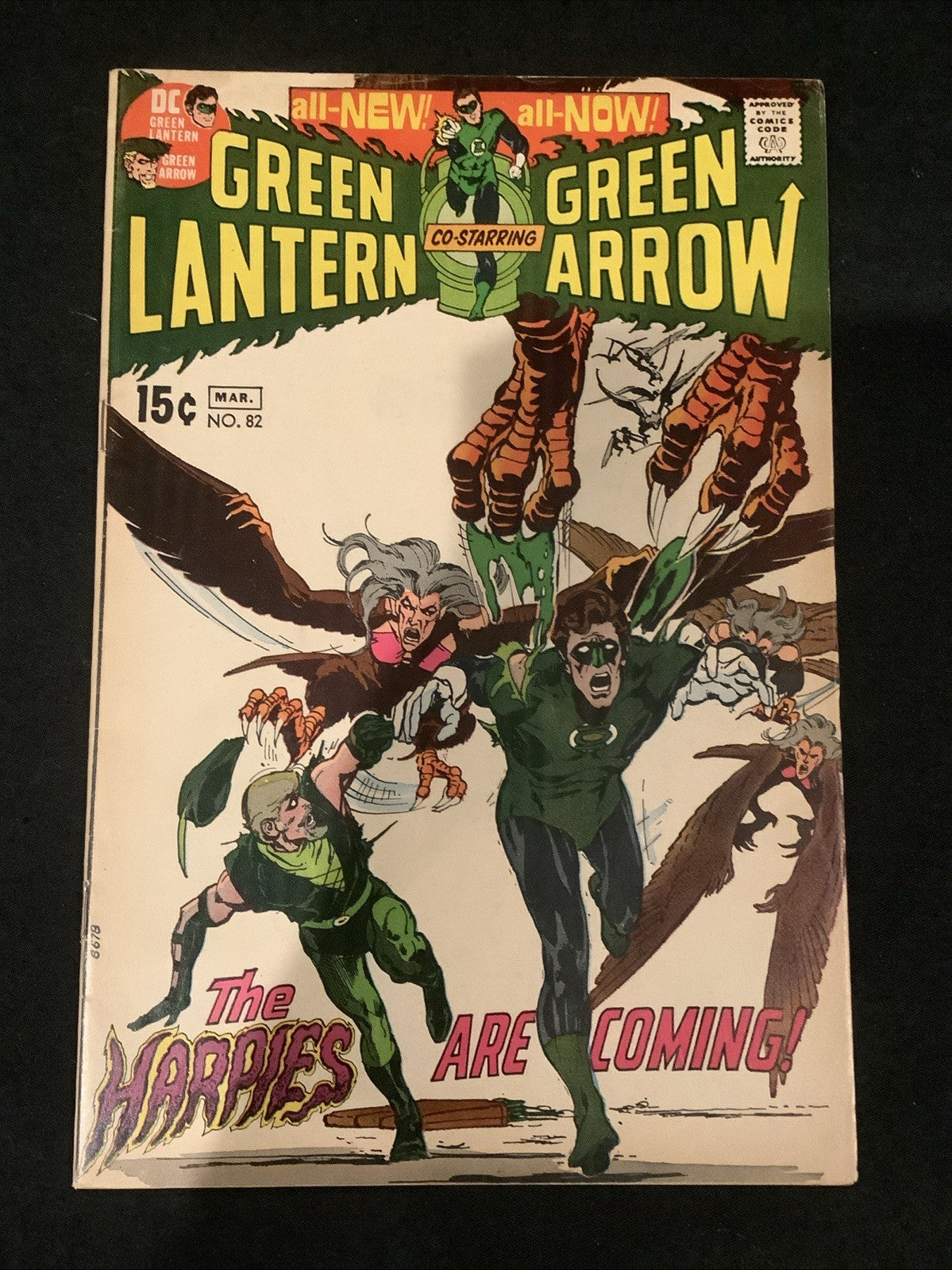 Green Lantern #82 (DC Comics Feb-Mar 1971) F/VF (7.0) Denny O’Neil, Neal Adams