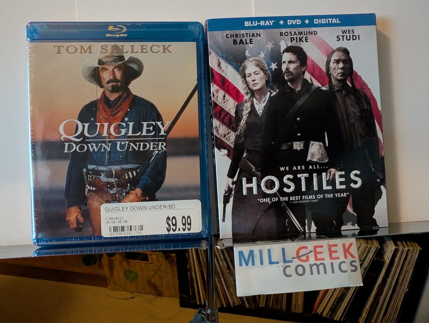 Quigley Down Under / Hostiles, 2 Western Movie Set (Blu-ray) Brand New -JD