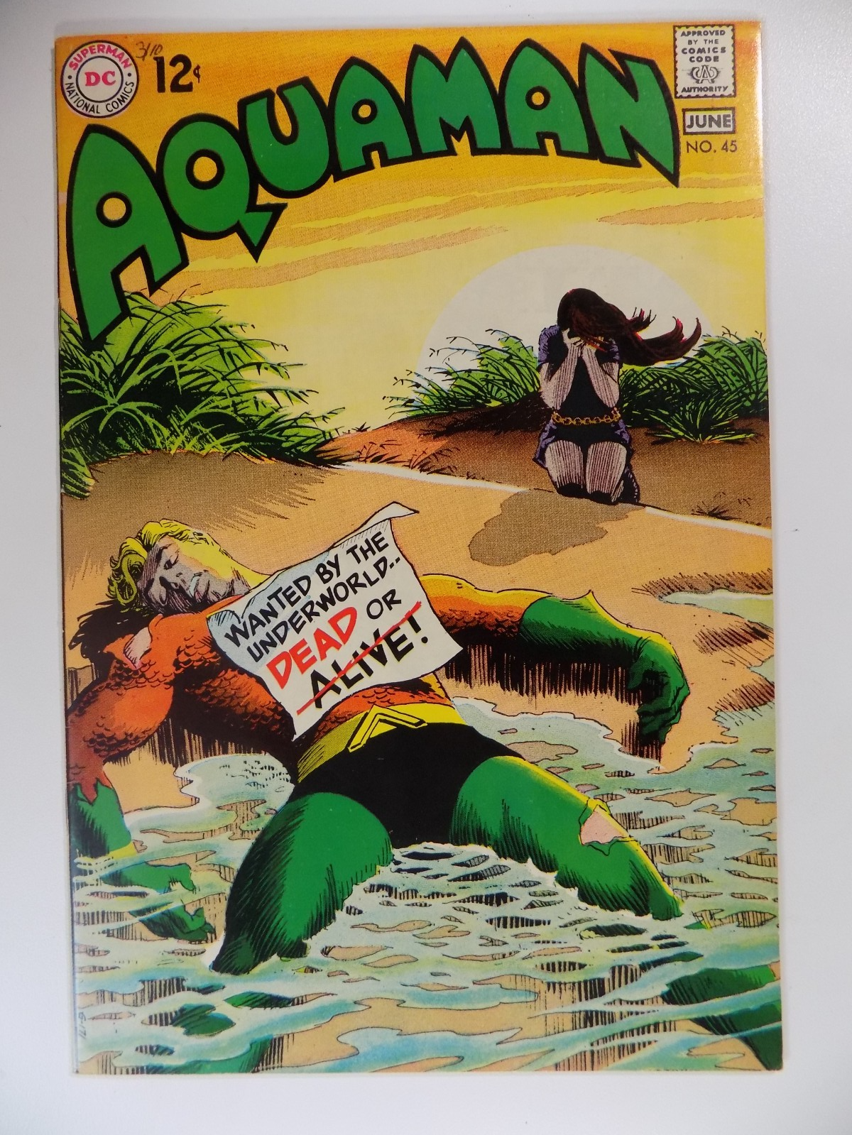 Aquaman #45 DC Comic June 1969 Very Fine+