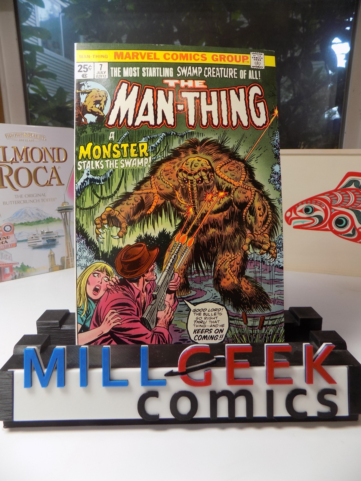 Man-Thing #7 Marvel Comic July 1974 Very Fine/Near Mint