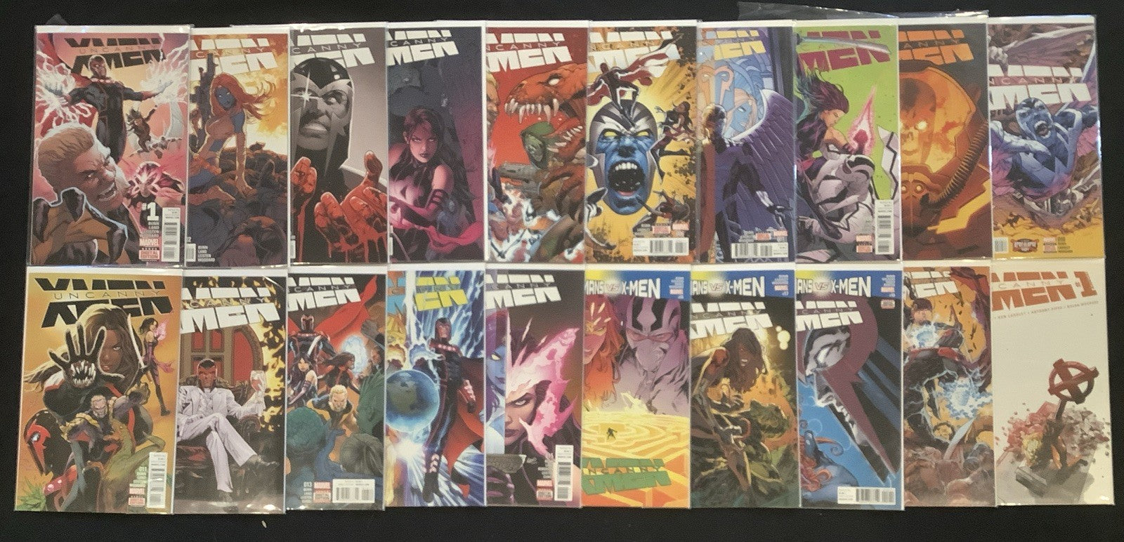 Uncanny X-Men #1-9 + Annual #1 Complete Comic Series, Marvel, Cullen Bunn, 2016