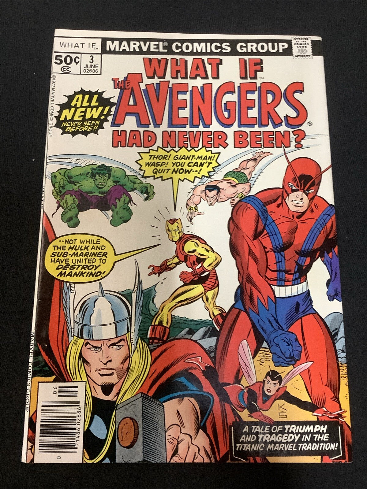 What If? #3 (June 1977) NM- (9.2) Jim Shooter/Gil Kane, Newsstand Edition