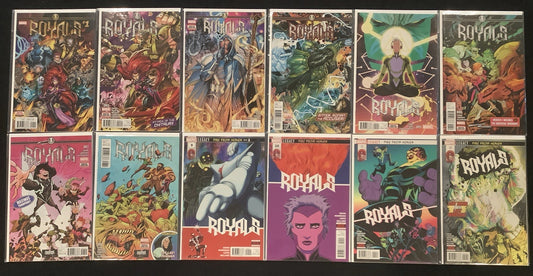 Royals #1-12 Complete Comic Set, Marvel, Al Ewing, Jonboy Meyers, 2017