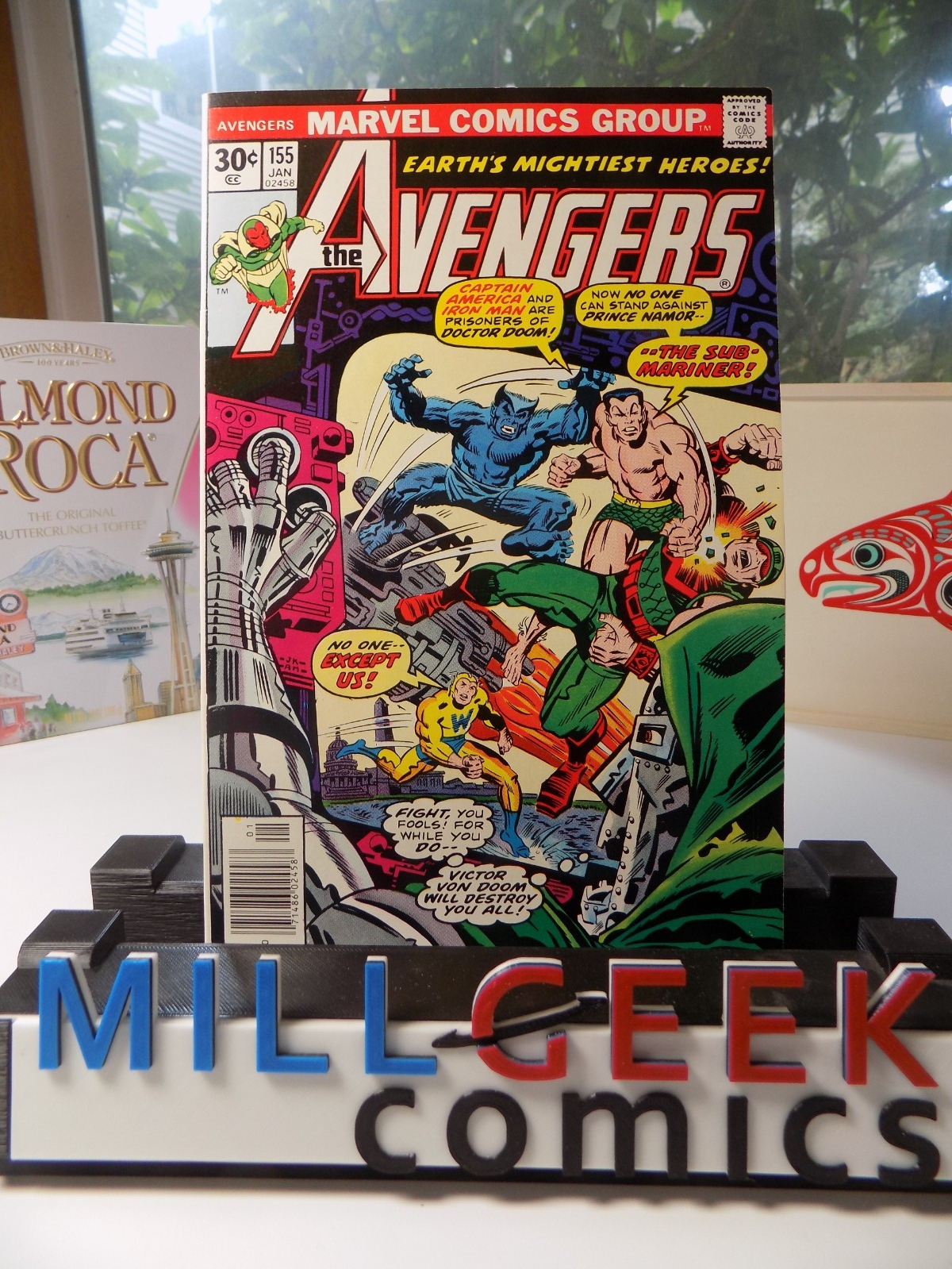 Avengers #155 Marvel Comic January 1977 Near Mint-