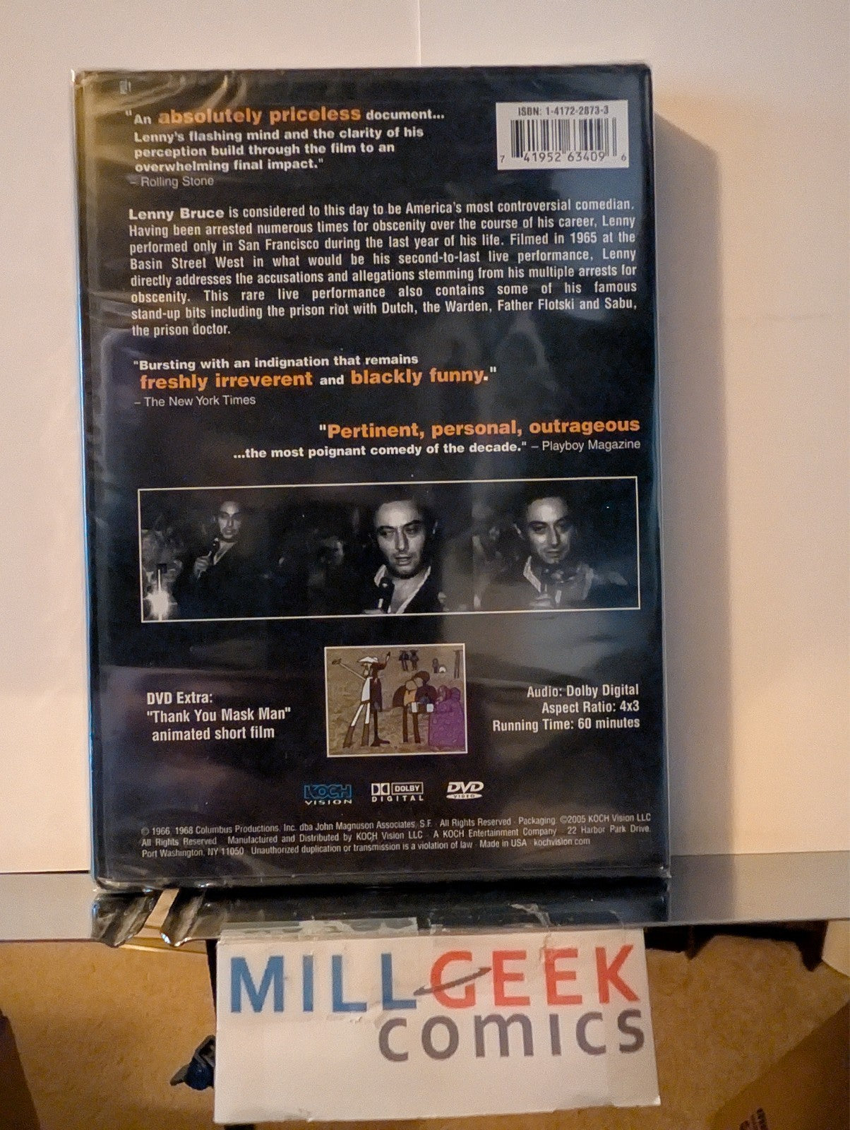 The Lenny Bruce Performance Film / The Unknown Marx Brothers (DVD) Like New -JD